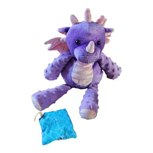 Scentsy Other - Scentsy Buddy SNAP THE DRAGON Purple Stuffed Animal Plush Retired. Free ship